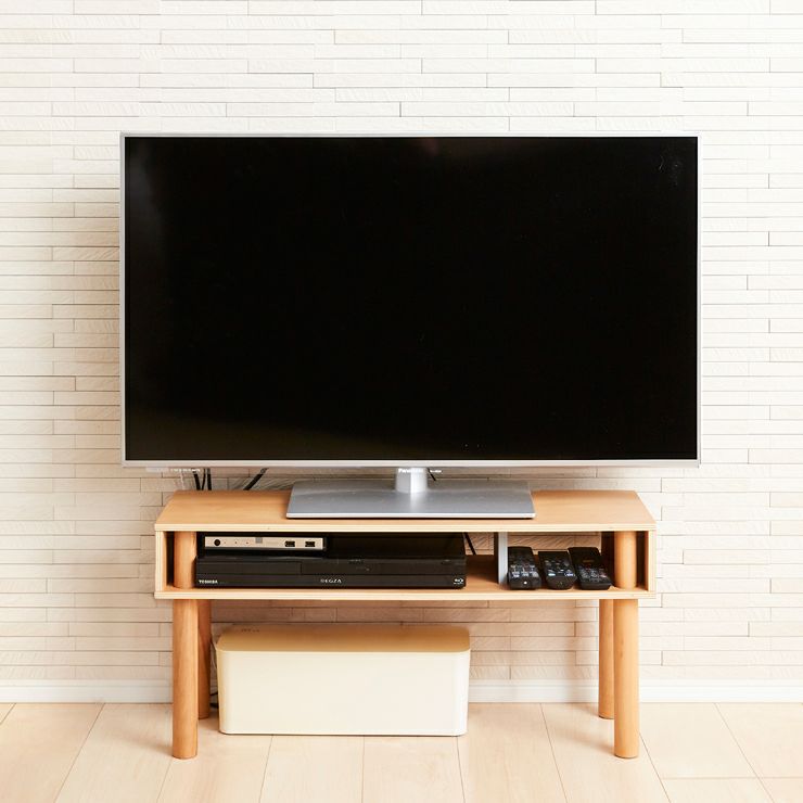 ideaco (イデアコ) コンパクトでスリムなテレビボードPLYWOOD Series テレビボード ミニマルサイズ_詳細03