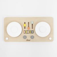 ターンテーブル型の楽器の木のおもちゃ「LITTLE DJ」