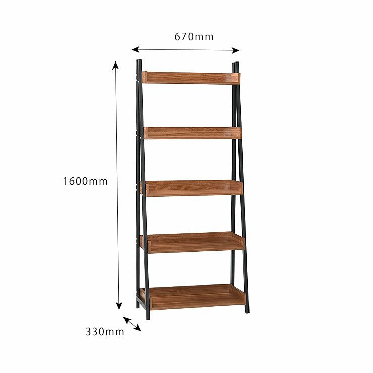 スタイリッシュな5段ラック（67cm幅）_詳細09
