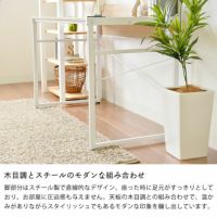 すっきりデザインの使いやすいデスク120cm幅_詳細06