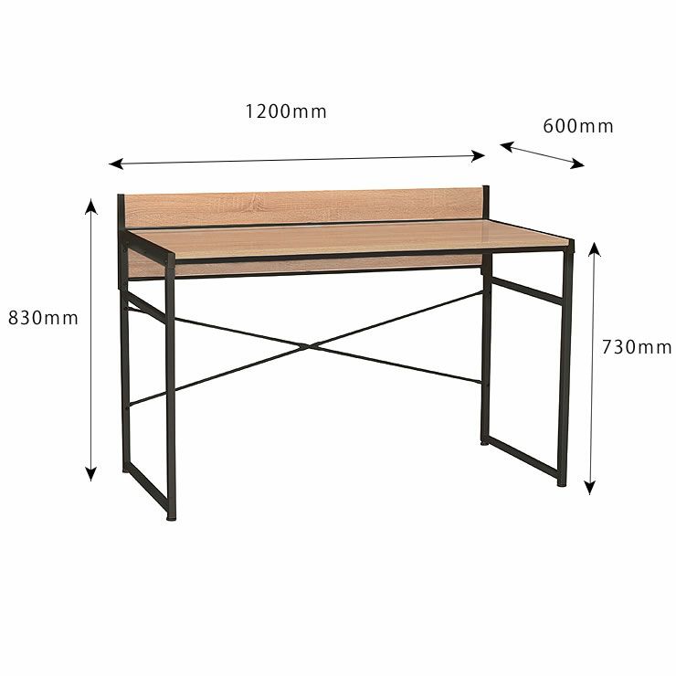 すっきりデザインの使いやすいデスク120cm幅_詳細09