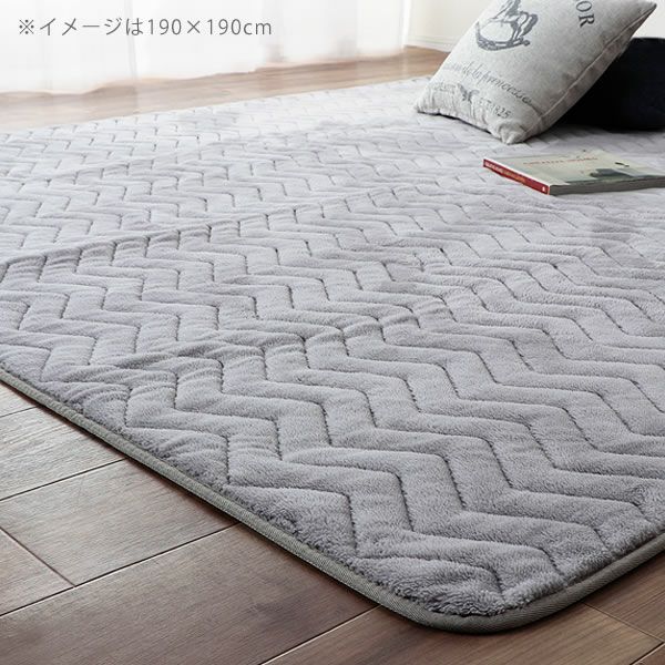 自宅で洗えるこたつ敷き布団 190cm×290cm「長方形180cm」用_詳細03