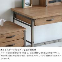 きれいめヴィンテージなデスク 3点セット（デスク100cm 書斎机｜書斎机