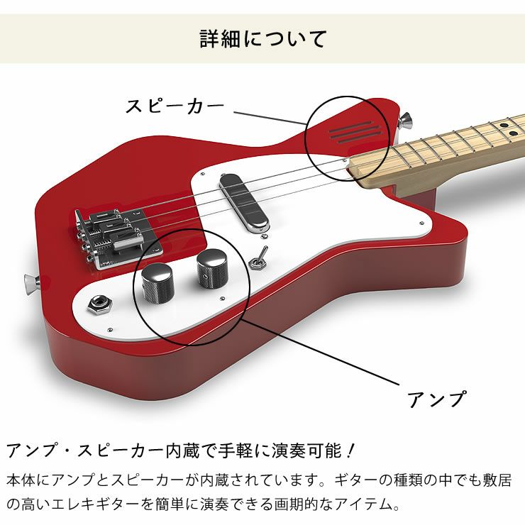 Loog（ルーグ）ギター　ルーグ・プロ（アンプ内蔵型エレクトリック）エレキギター_詳細09