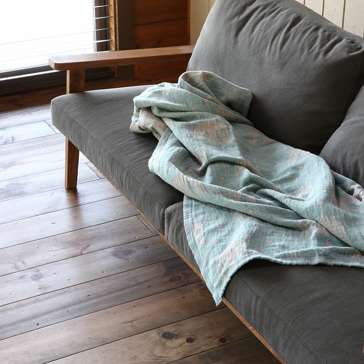 寝具に最適な吸水性に優れたコットンのブランケット