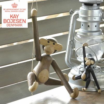 KAY BOJESEN DENMARK（カイ・ボイスン デンマーク）木製アニマル　モンキーS　スモークドオーク_詳細01