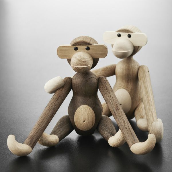 KAY BOJESEN DENMARK（カイ・ボイスン デンマーク）木製アニマル　モンキーS　スモークドオーク_詳細03