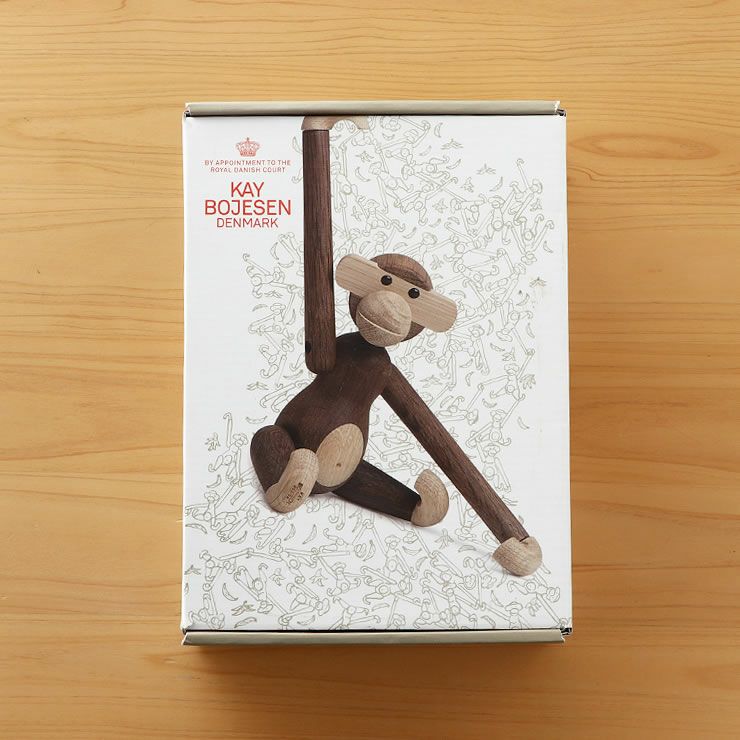 KAY BOJESEN DENMARK（カイ・ボイスン デンマーク）木製アニマル　モンキーS　スモークドオーク_詳細14