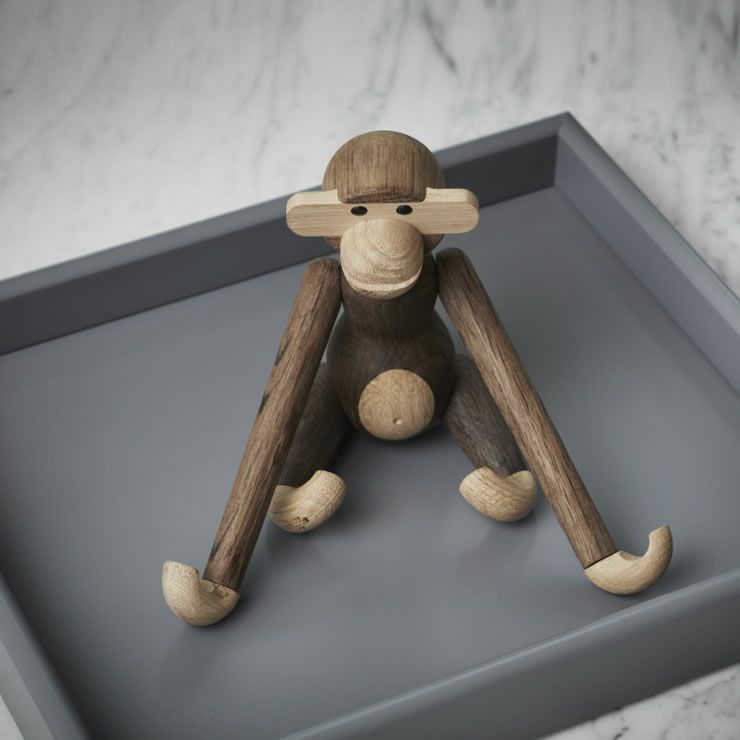 KAY BOJESEN DENMARK（カイ・ボイスン デンマーク）木製アニマル　モンキーS　スモークドオーク_詳細16