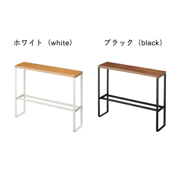 清潔感のある「ホワイト」とシックな「ブラック」の山崎実業天板付きスリッパラック TOWER（タワー）