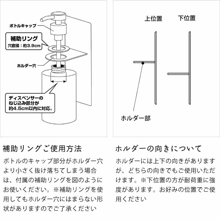 山崎実業マグネットバスルームディスペンサーホルダー　tower（タワー）　泡タイプの詳細について