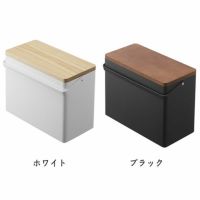 シックな「ブラック」と清潔感のある「ホワイト」の山崎実業救急箱　tower（タワー）