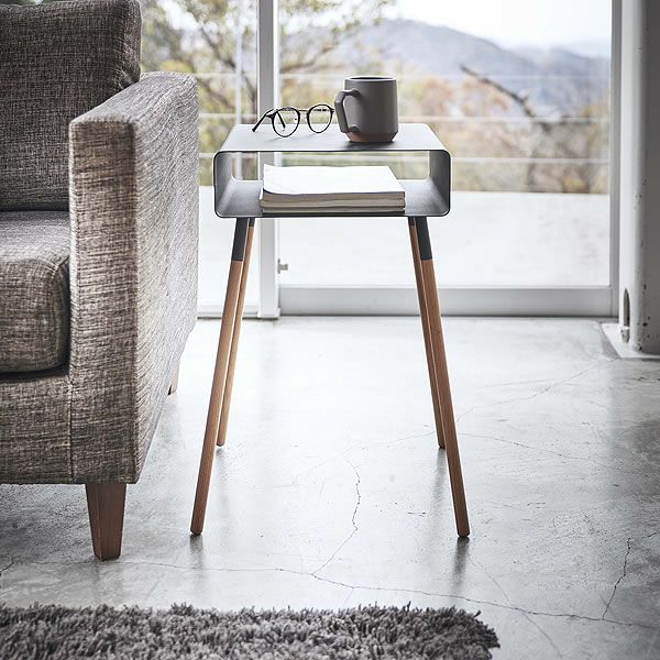 山崎実業（ヤマザキジツギョウ）収納付きサイドテーブル plain（プレーン）_詳細02