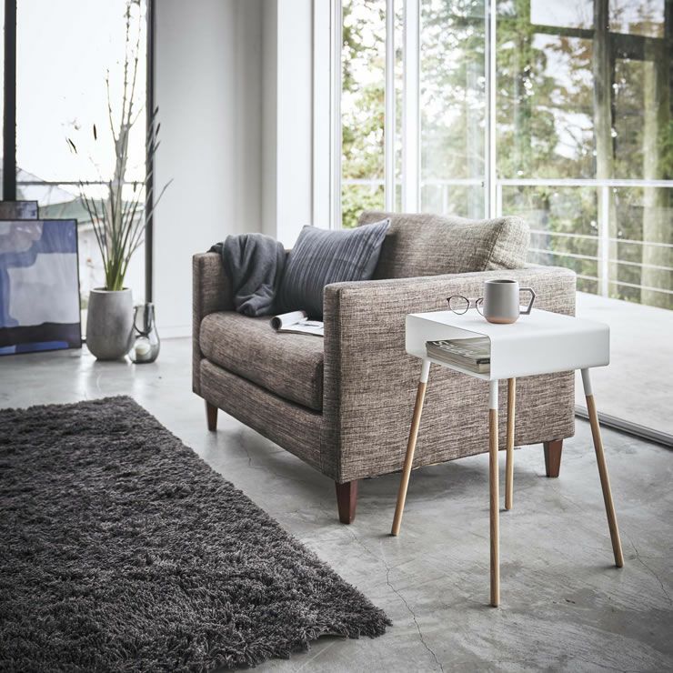 山崎実業（ヤマザキジツギョウ）収納付きサイドテーブル plain（プレーン）_詳細12