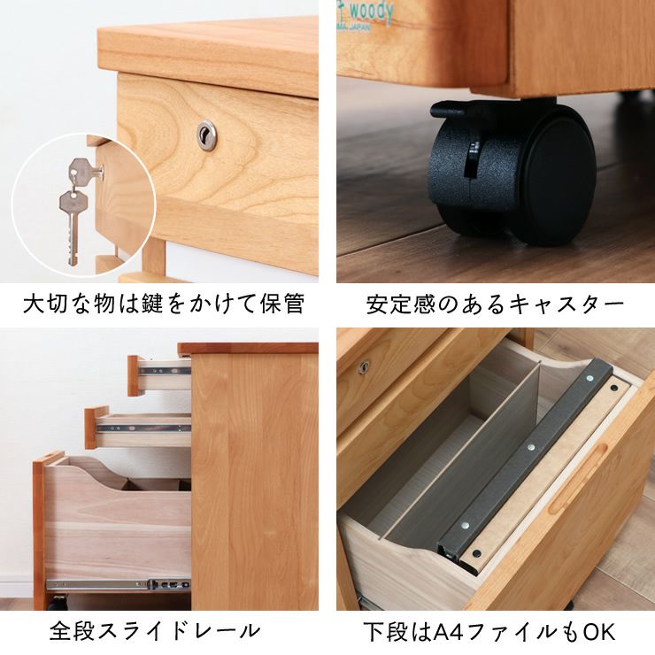 学習机LIKKEセットのデスクサイズ