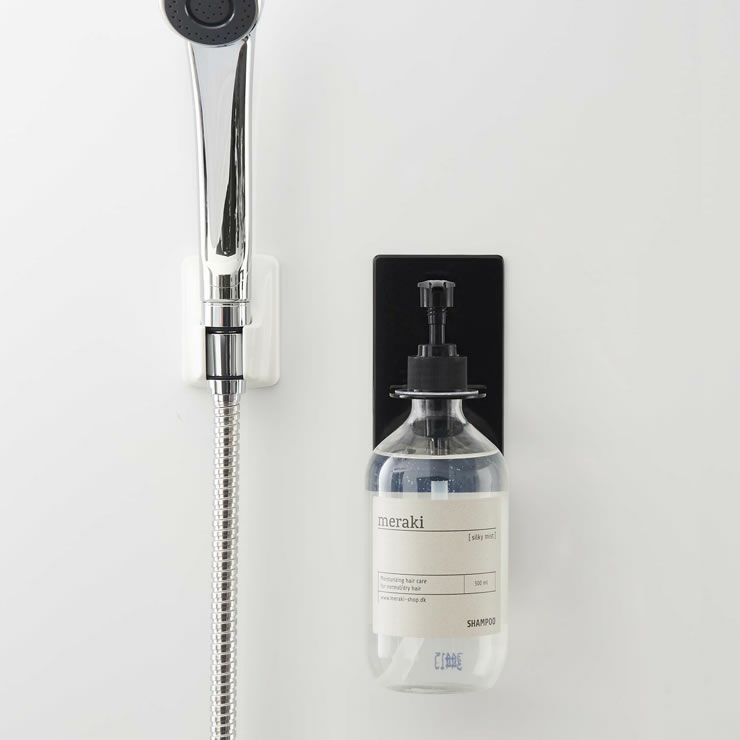 山崎実業マグネットバスルームディスペンサーホルダー　tower（タワー）はボトル・チューブの底の嫌なぬめりの防止になります