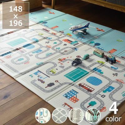 プレイマット エクスシリーズ<br>148×196cm<br>（リバーシブル・収納袋付き）<br>※代引き不可