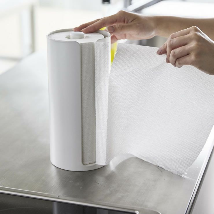 山崎実業（ヤマザキジツギョウ）隠せるキッチンペーパーホルダー tower（タワー）_詳細14