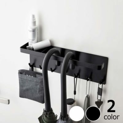 山崎実業（ヤマザキジツギョウ）トレー付き マグネットアンブレラホルダー tower（タワー）_詳細01