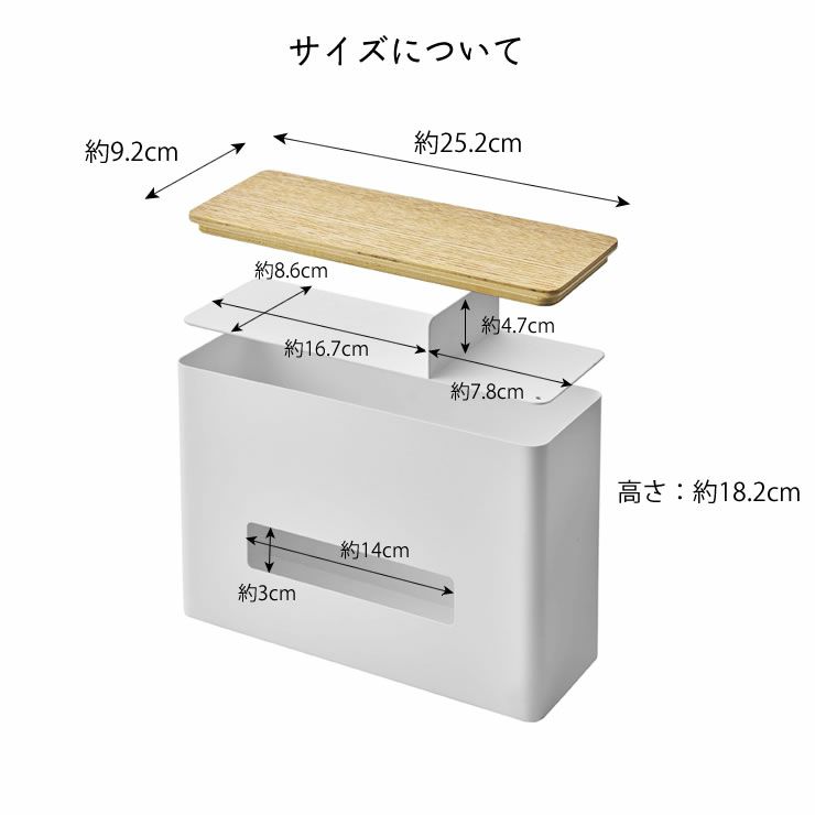 山崎実業（ヤマザキジツギョウ）ティッシュ＆ウェットシートケース リン_詳細12