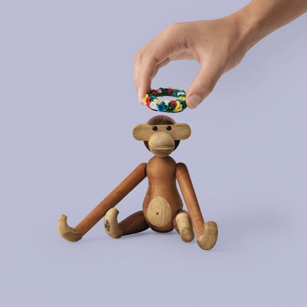 KAY BOJESEN DENMARK（カイ・ボイスン デンマーク）木製アニマル　ミッドサマークラウンモンキー S用_詳細03