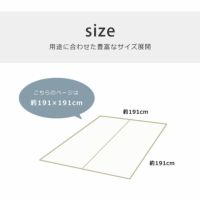 い草ラグ い草カーペット い草 ラグ マットシンプルモダンな太縁の 国産い草ラグ（191×191cm）_詳細11