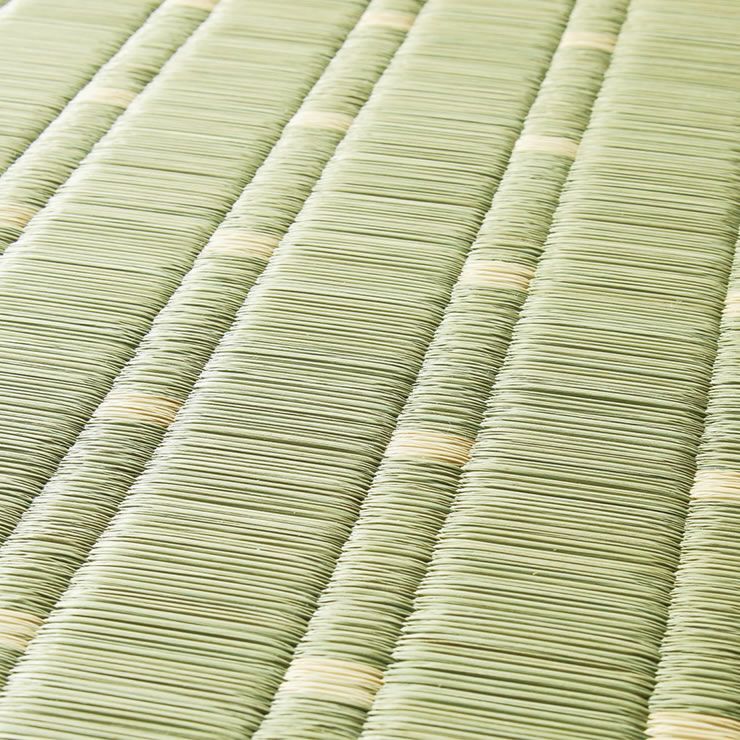 い草ラグ い草カーペット い草 ラグ マット日本の職人の技術が織りなす 国産い草花ござ江戸間2畳（174×174cm）_詳細02