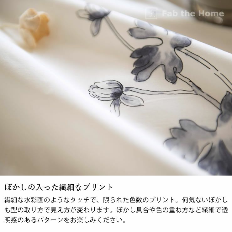 アンティーク風な美しい花柄の枕カバー（43×63cm用）_詳細05