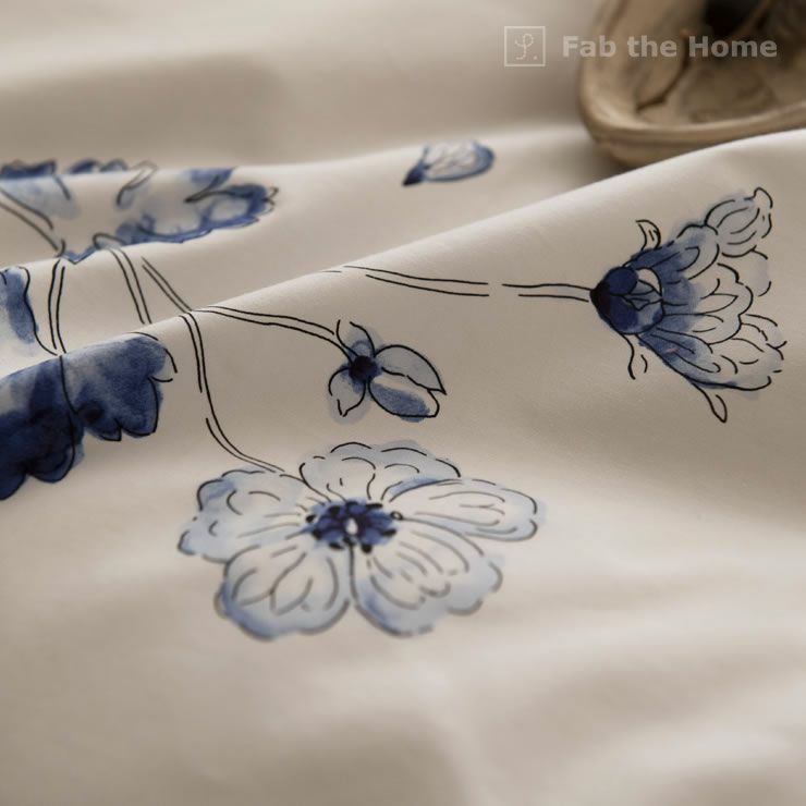 アンティーク風な美しい花柄の枕カバー（43×63cm用）_詳細17