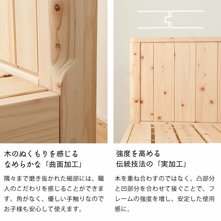 安心安全の日本製のすのこベッド