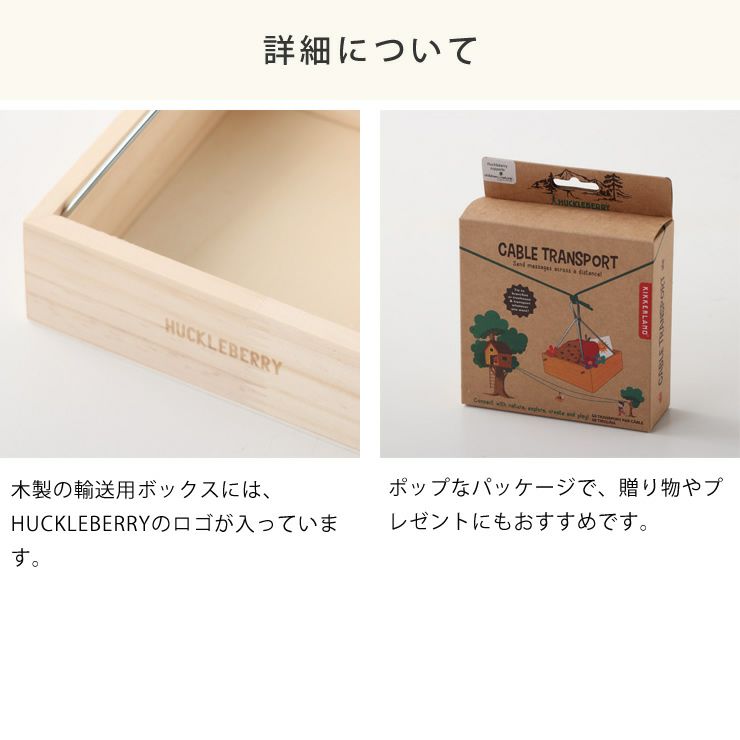 ケーブルトランスポートの詳細について