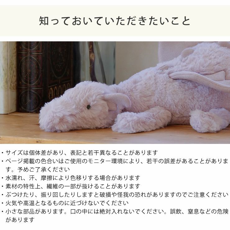 ラベンダードラゴン人形の知っておいていただきたいこと