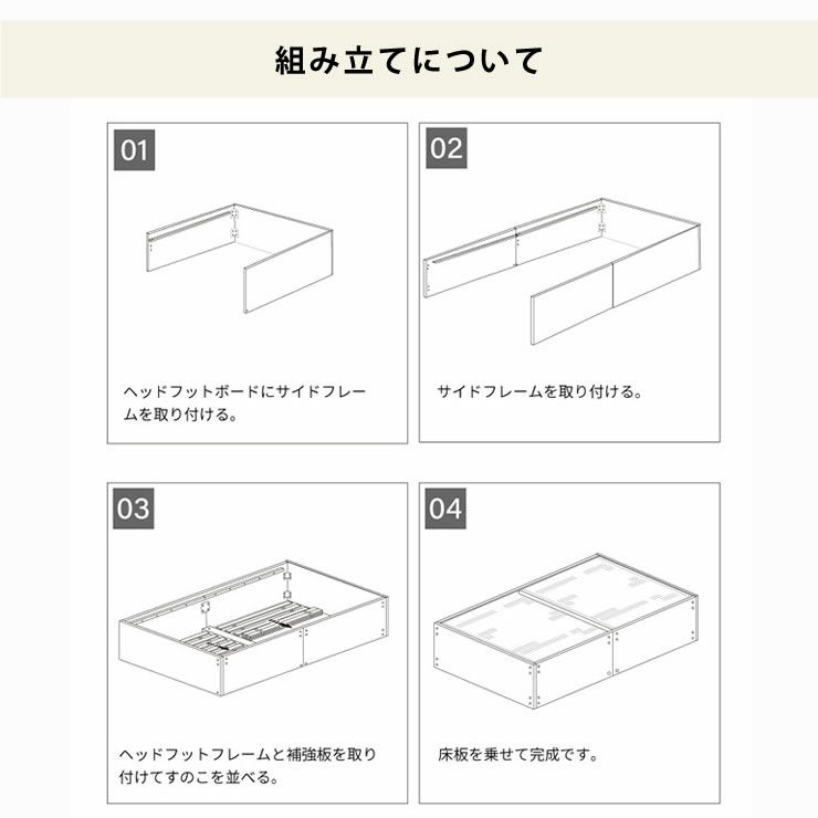 畳ベッドの組み立てについて