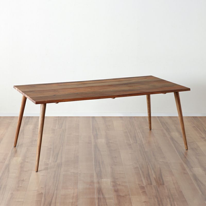 シンプルなデザインの木製ダイニングテーブルテーブル180cm