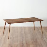 シンプルなデザインの木製ダイニングテーブルテーブル180cm