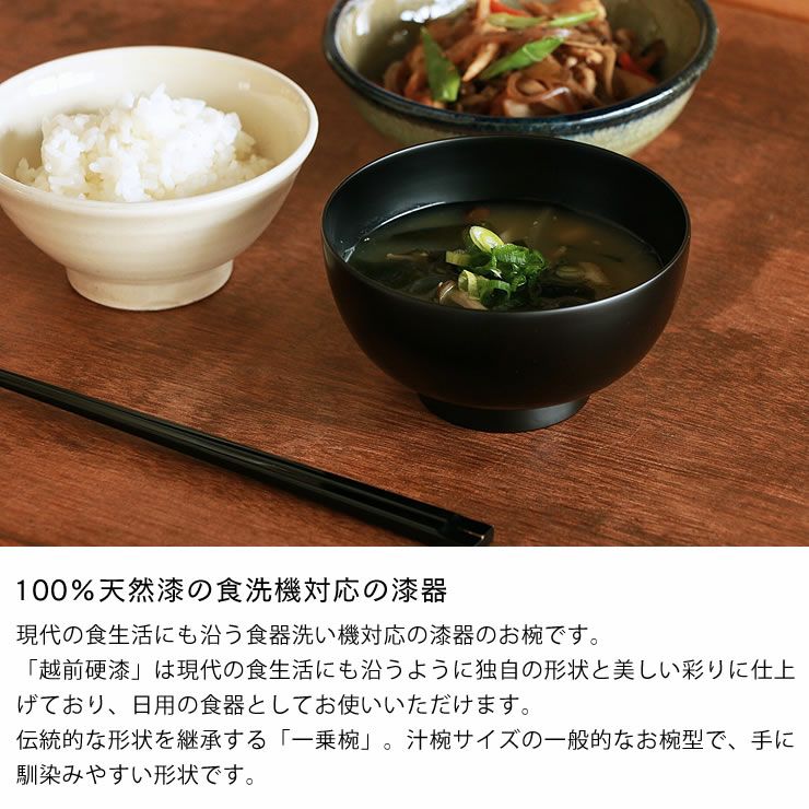 100%天然漆の食洗機対応の漆器