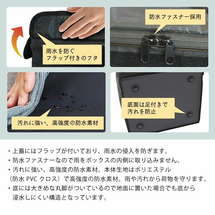ソフトボックスでも雨にも強いこだわり設計の宅配ボックス