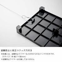 フック穴付きマグネット置き配トレー