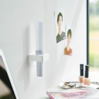 ウォール推し活ペンライトホルダータワーの使用イメージ（ホワイト）