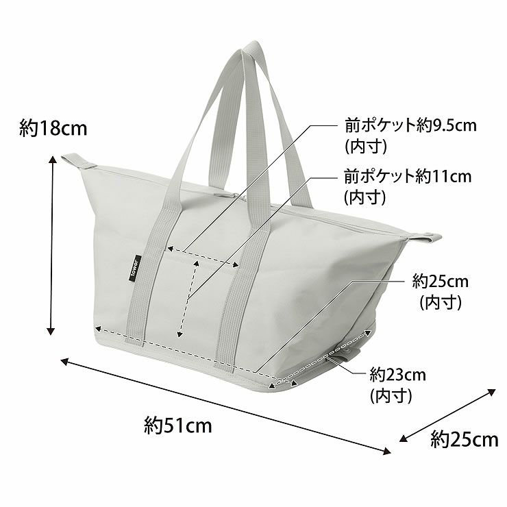 洗えるお弁当バッグのサイズについて