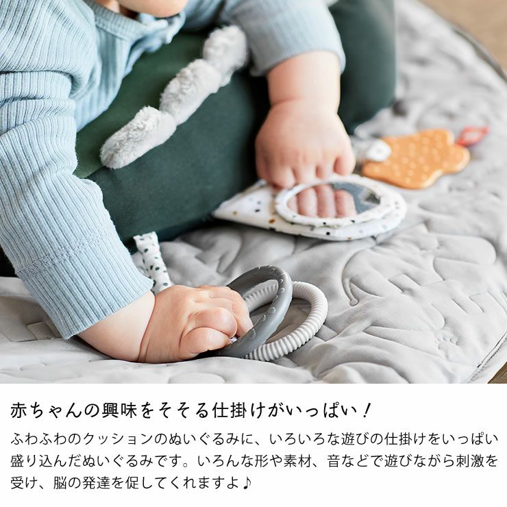 赤ちゃんの興味をそそる仕掛けがいっぱいのアクティビティトイ