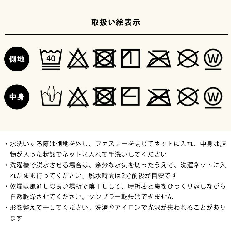 ジムナストコロンの取り扱い絵表示