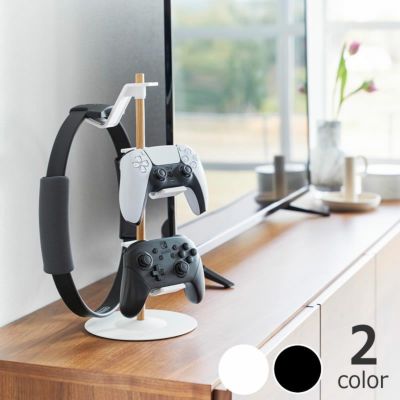 ゲームコントローラーを縦に積める置台が動くゲームコントローラー収納ラック tower（タワー）　