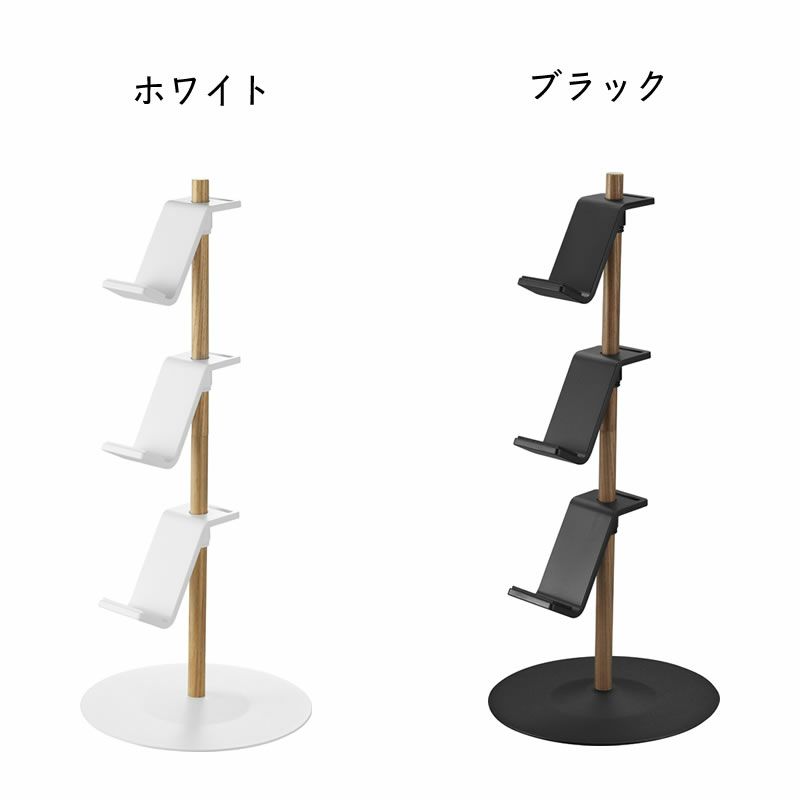 ホワイトとブラックから選べる置台が動くゲームコントローラー収納ラック tower（タワー）　