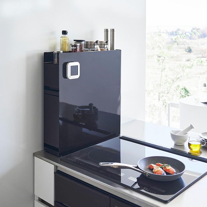 隠せる調味料ラック towerの使用イメージ