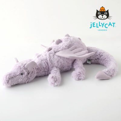 JELLYCAT（ジェリーキャット）ラベンダー ドラゴン ヒュージ
