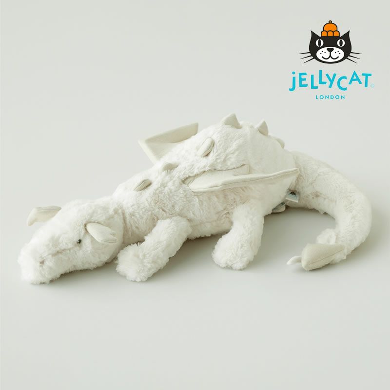 JELLYCAT（ジェリーキャット）スノー ドラゴン ヒュージ