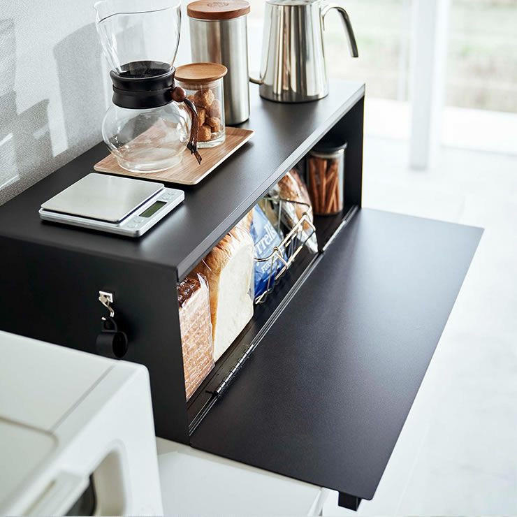 山崎実業ブレッドケースワイドはスタイリッシュ