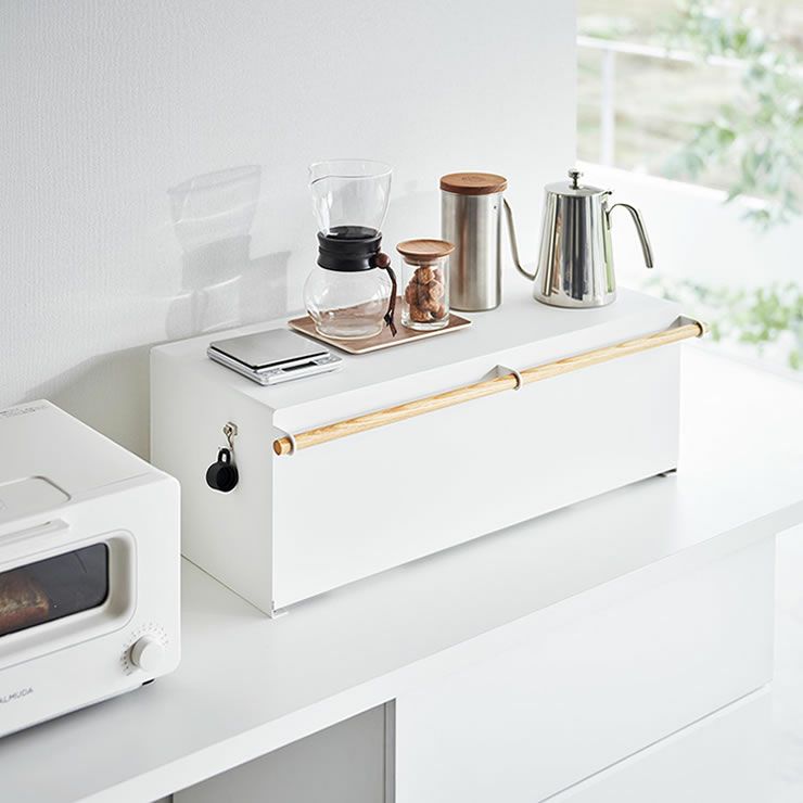 山崎実業ブレッドケースワイドトスカは温かみのあるデザイン