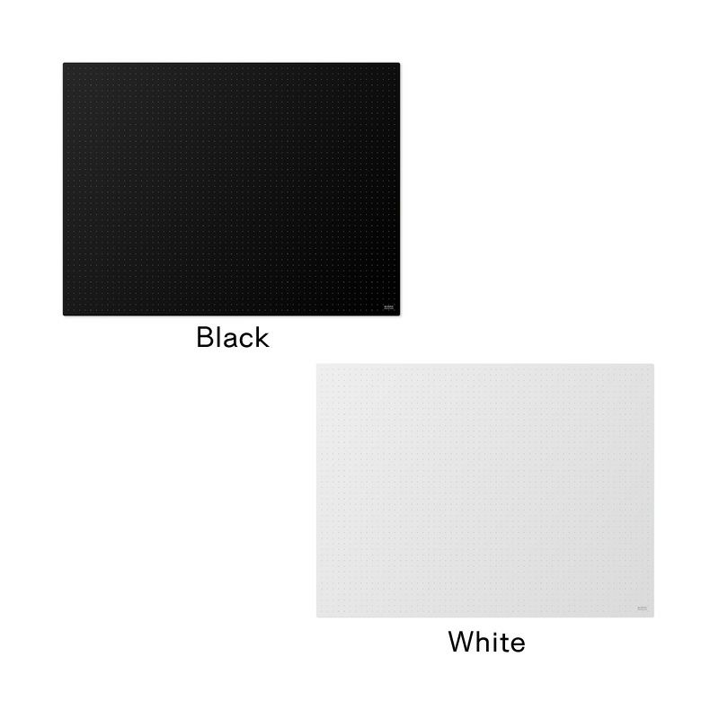 ブラックとホワイトの2色から選べるカッターマット